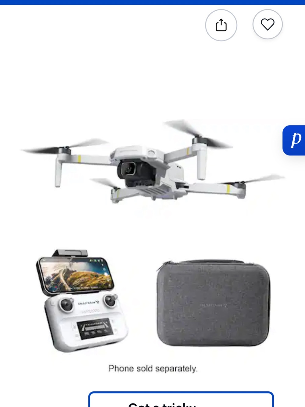 - P30 foldable gpa drone in unopened box